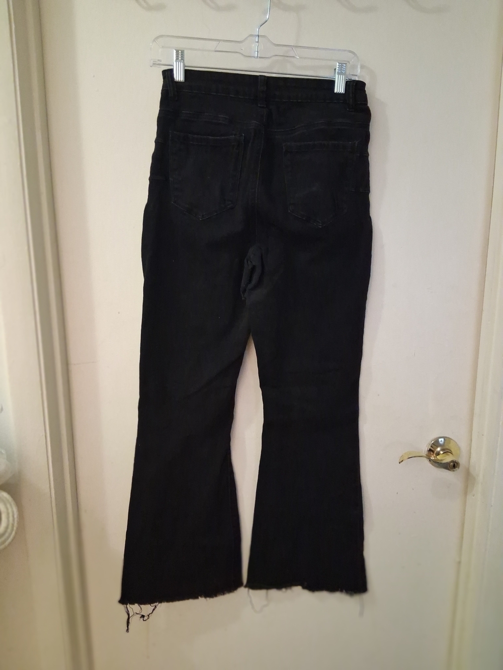 Solo Tu Black High-Rise Flared Jeans - Picture 3 of 8